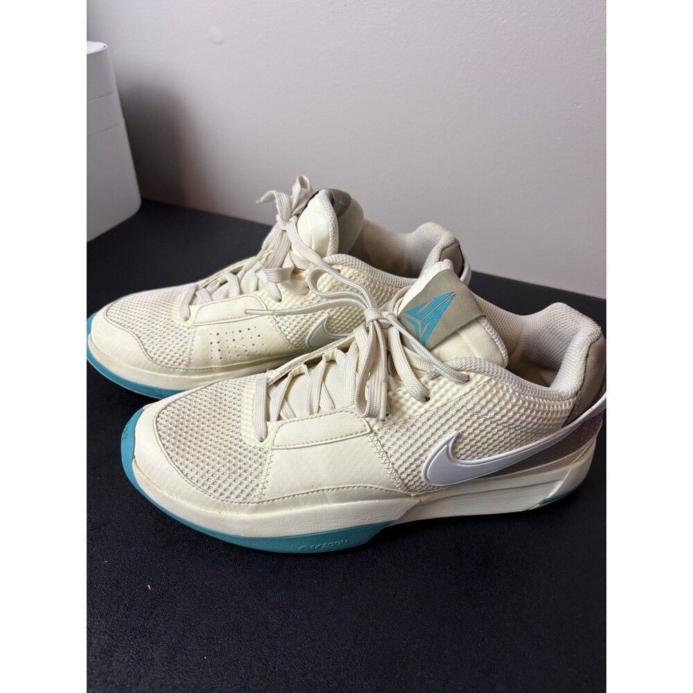 Ja Morant Nike Basketball Shoes NBA Coconut Color Way Size 8.5 DR8785-102 - Picture 9 of 15